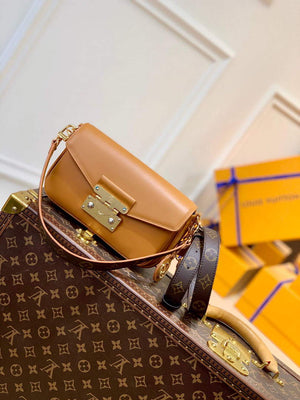 LV M20396 Louis Vuitton Swing Handbag Hazelnut Brown - Default Title - View 1