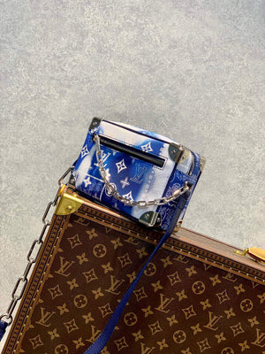 LV M20557 Louis Vuitton Mini Soft Trunk Blue - Default Title - View 2