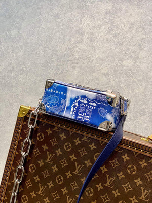 LV M20557 Louis Vuitton Mini Soft Trunk Blue - Default Title - View 3