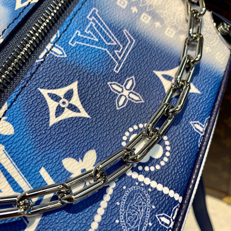 LV M20557 Louis Vuitton Mini Soft Trunk Blue - Default Title - View 5