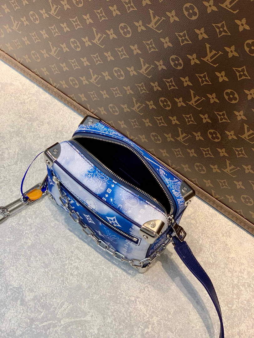 LV M20557 Louis Vuitton Mini Soft Trunk Blue - Default Title - View 8