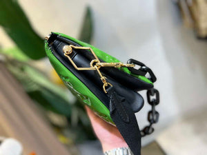 LV M20565 Louis Vuitton Coussin PM Bag Patent calfskin Green - Default Title - View 4