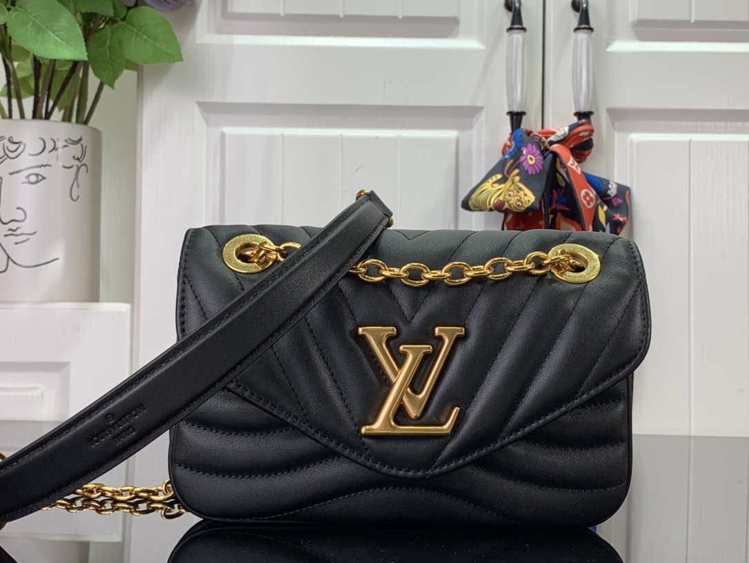 LV M20687 Louis Vuitton New Wave Multi-Pochette Leather M20838 Black - Default Title - View 1