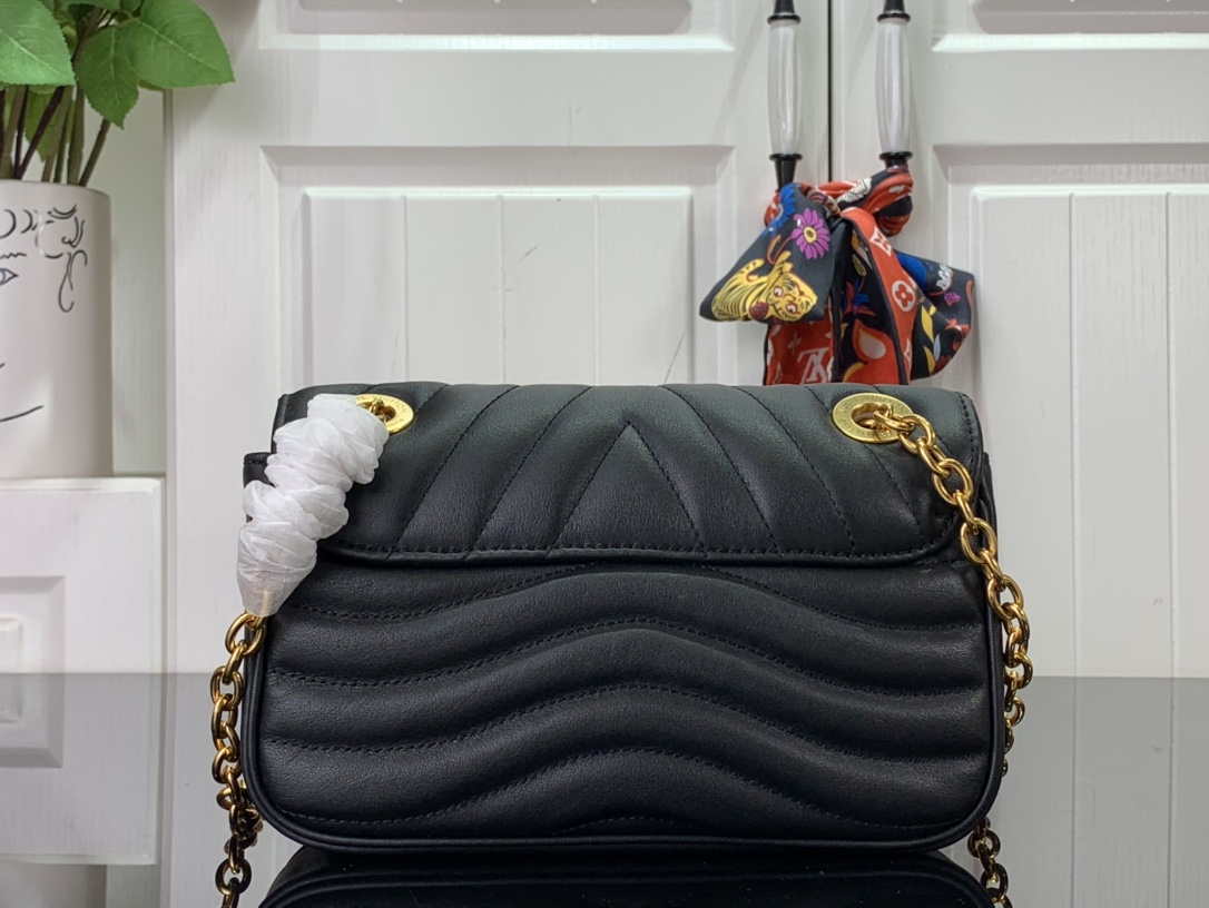 LV M20687 Louis Vuitton New Wave Multi-Pochette Leather M20838 Black - Default Title - View 3