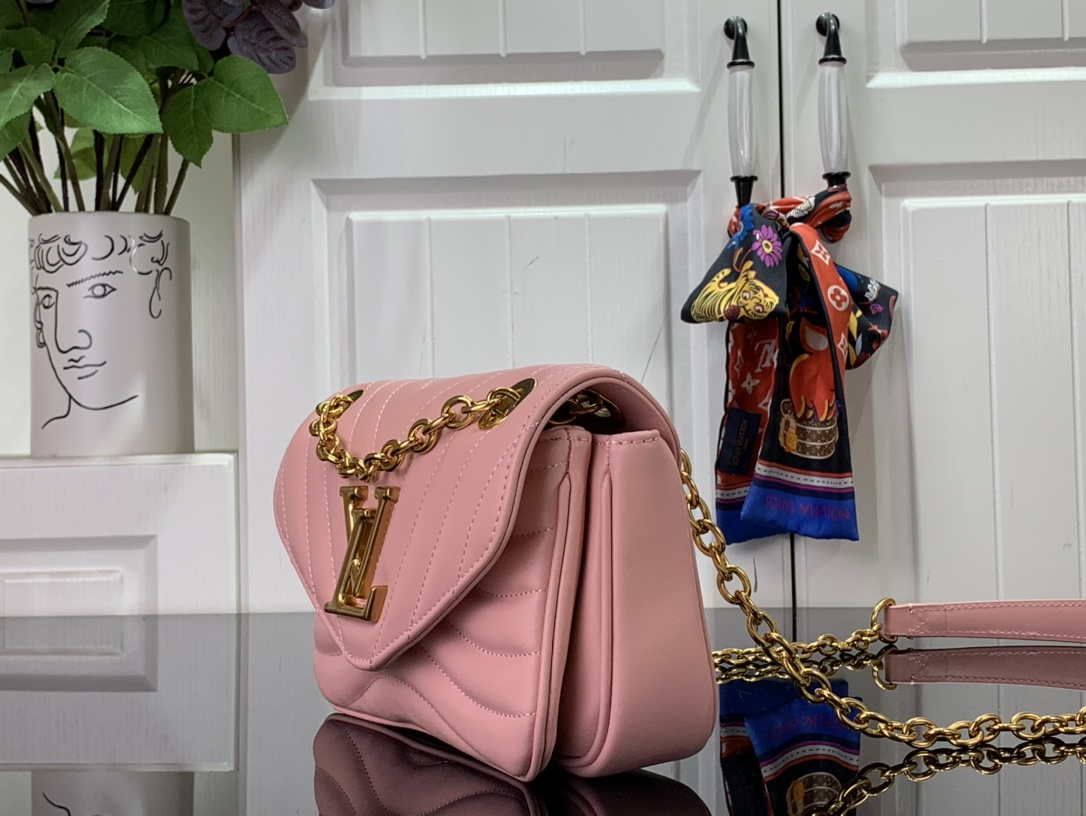 LV M20687 Louis Vuitton New Wave Multi-Pochette Leather M20838 Pink - Default Title - View 2