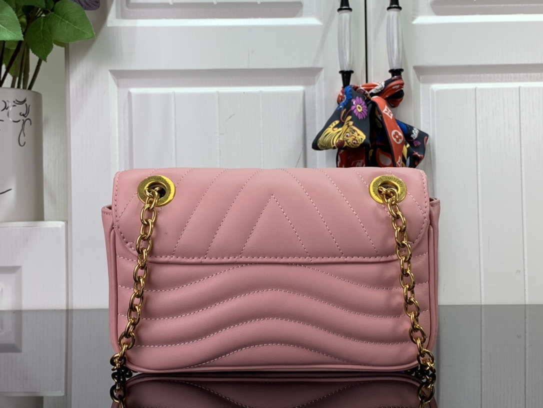 LV M20687 Louis Vuitton New Wave Multi-Pochette Leather M20838 Pink - Default Title - View 3