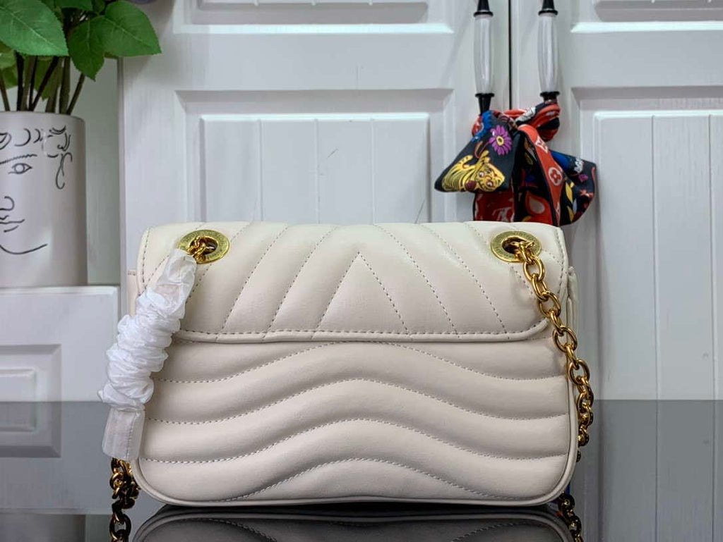 LV M20687 Louis Vuitton New Wave Multi-Pochette Leather M20838 White
