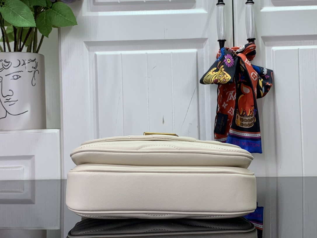 LV M20687 Louis Vuitton New Wave Multi-Pochette Leather M20838 White - Default Title - View 7