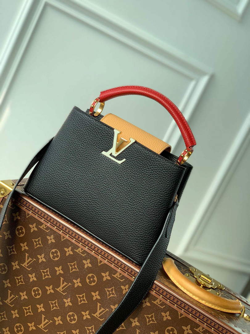 LV M20704 Louis Vuitton Capucines BB Handbag Black - Default Title - View 1