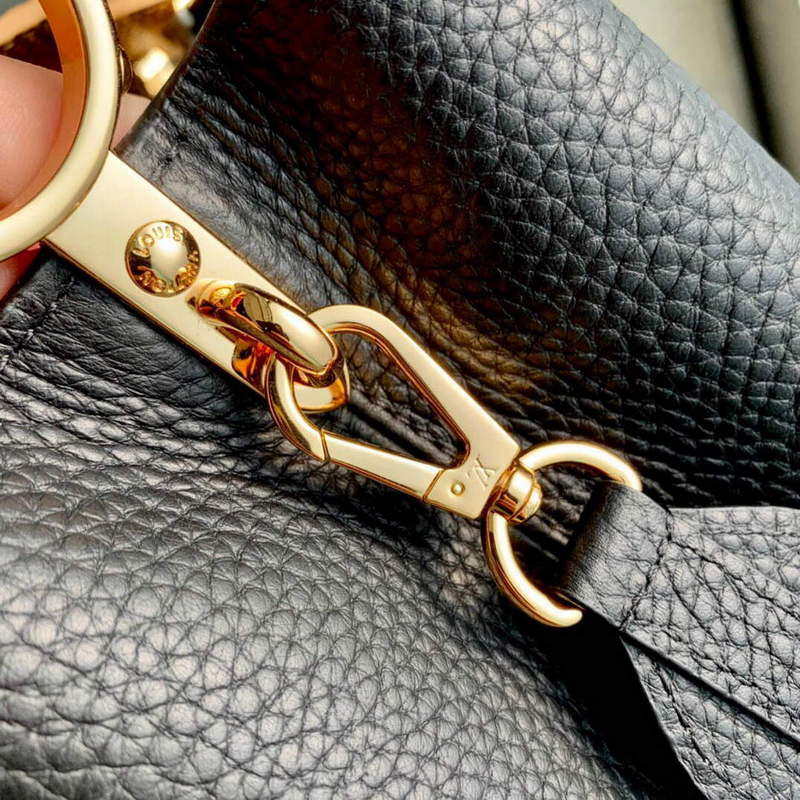 LV M20704 Louis Vuitton Capucines BB Handbag Black - Default Title - View 7