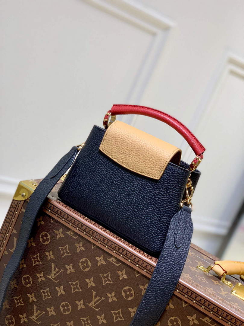 LV M20704 Louis Vuitton Capucines Mini Handbag Black - Default Title - View 2