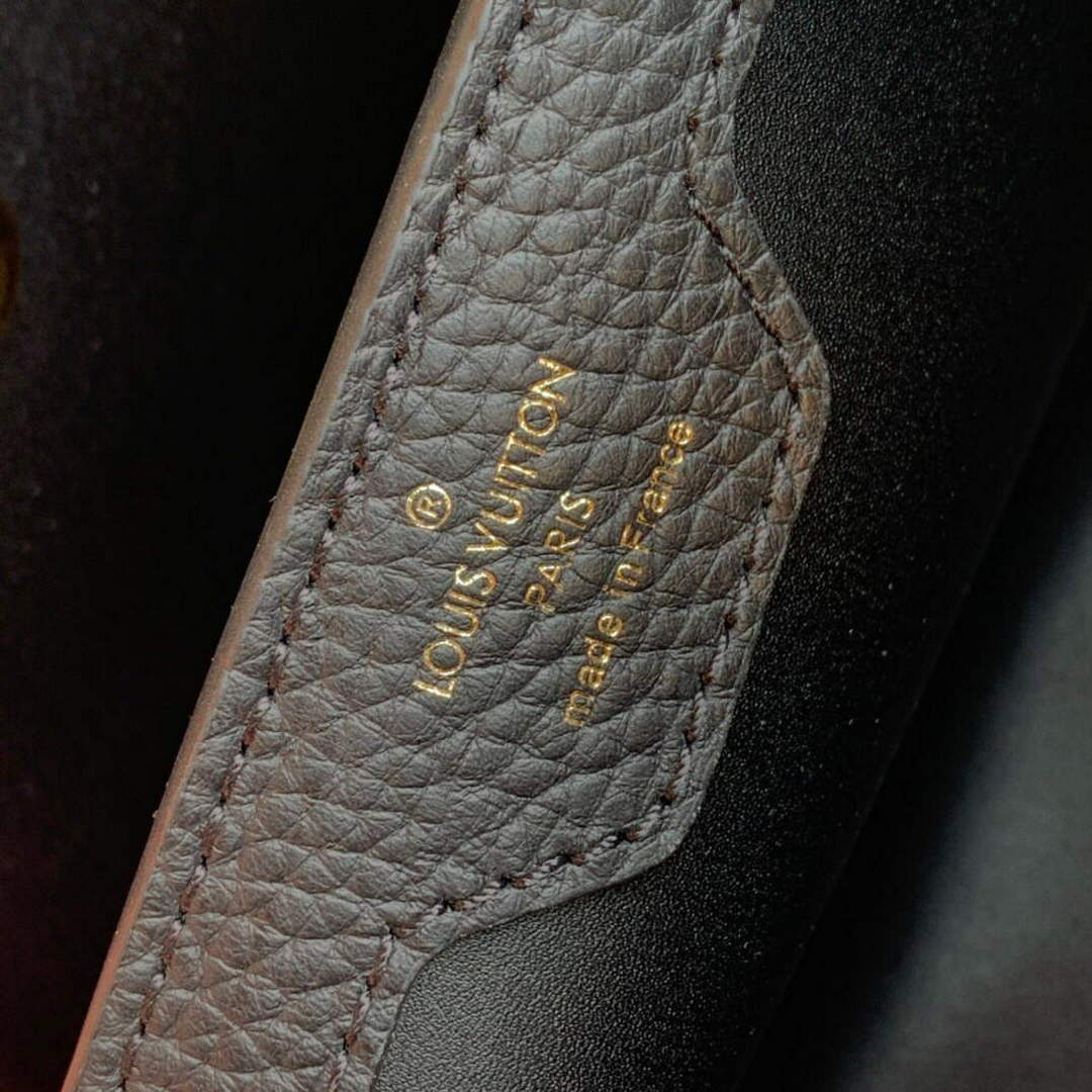 LV M20704 Louis Vuitton Capucines MM Handbag Black - Default Title - View 9
