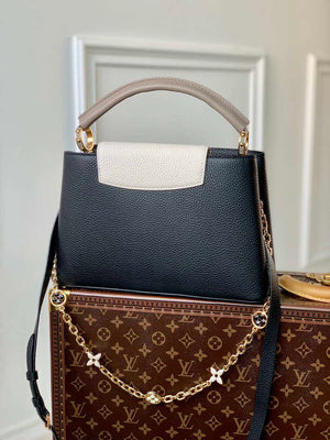 LV M20708 Louis Vuitton Capucines BB Handbag Black - Default Title - View 4