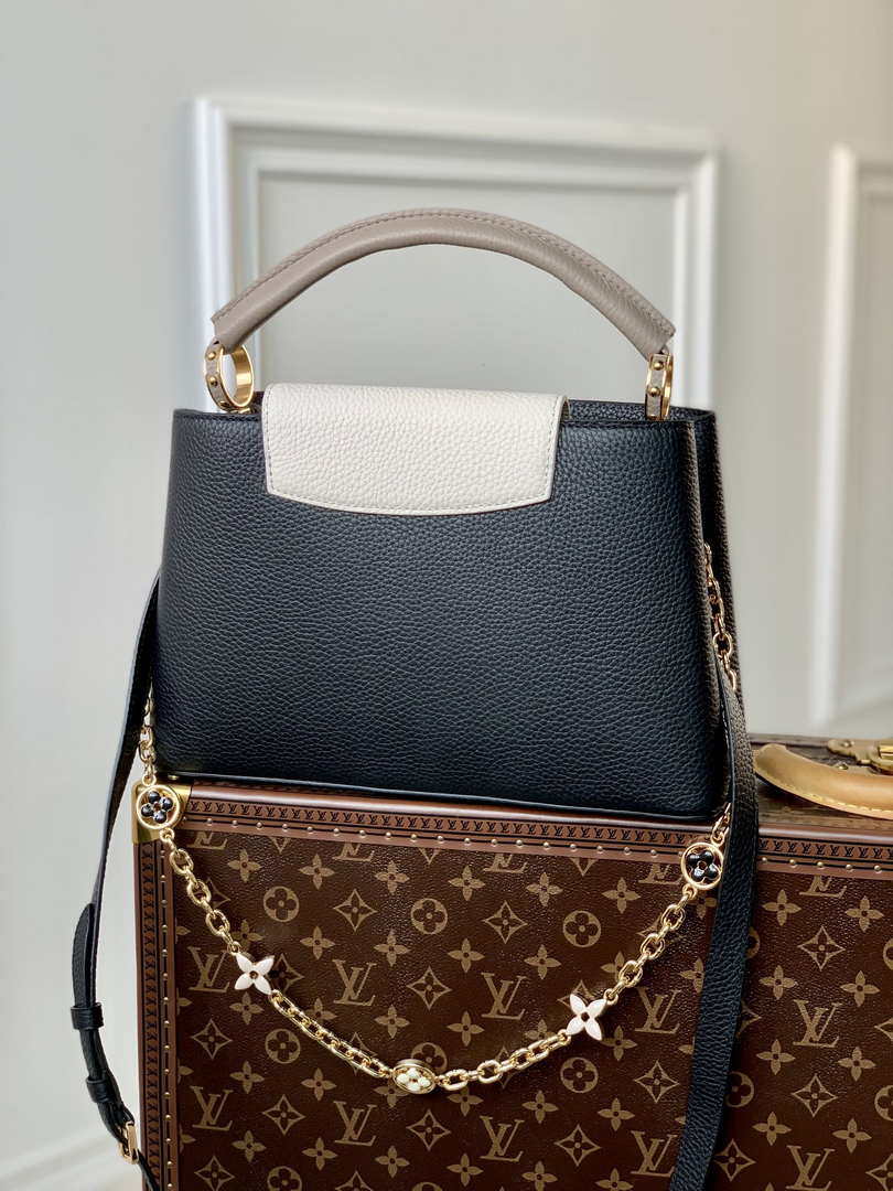 LV M20708 Louis Vuitton Capucines BB Handbag Black
