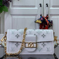 LV M20739 Louis Vuitton Dauphine East West Handbag White - Default Title - View 1