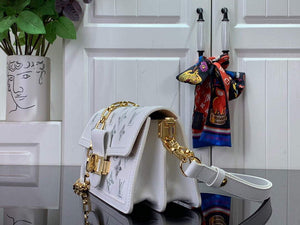 LV M20739 Louis Vuitton Dauphine East West Handbag White - Default Title - View 2