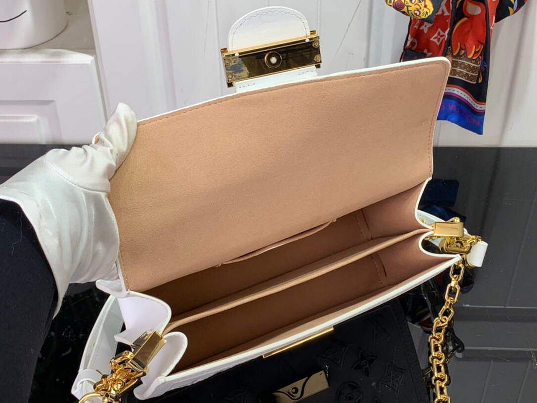 LV M20739 Louis Vuitton Dauphine East West Handbag White - Default Title - View 8