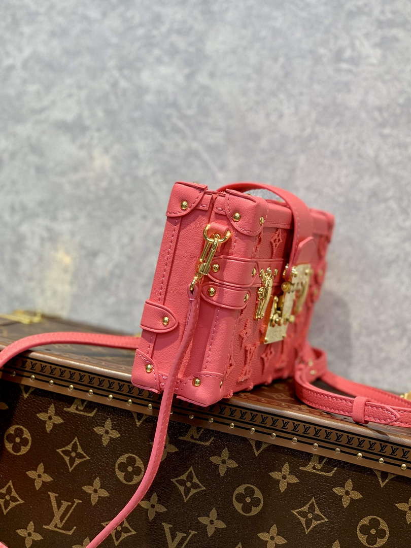 LV M20745 Louis Vuitton Petite Malle Handbag Fluo Pink - Default Title - View 2
