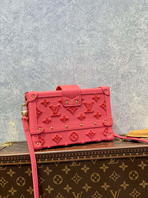 LV M20745 Louis Vuitton Petite Malle Handbag Fluo Pink - Default Title - View 4