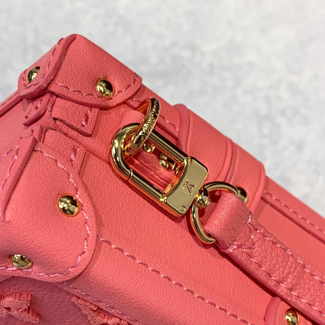 LV M20745 Louis Vuitton Petite Malle Handbag Fluo Pink - Default Title - View 8