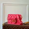 LV M20747 Louis Vuitton Dauphine BB Bag Monogram Fluo Pink - Default Title - View 1