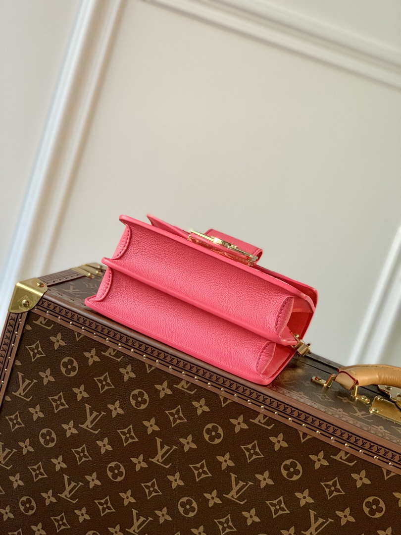 LV M20747 Louis Vuitton Dauphine BB Bag Monogram Fluo Pink