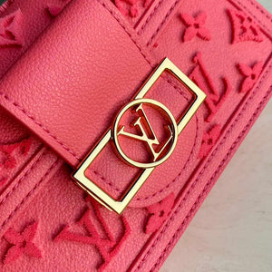 LV M20747 Louis Vuitton Dauphine Mini Bag Monogram Fluo Pink - Default Title - View 6