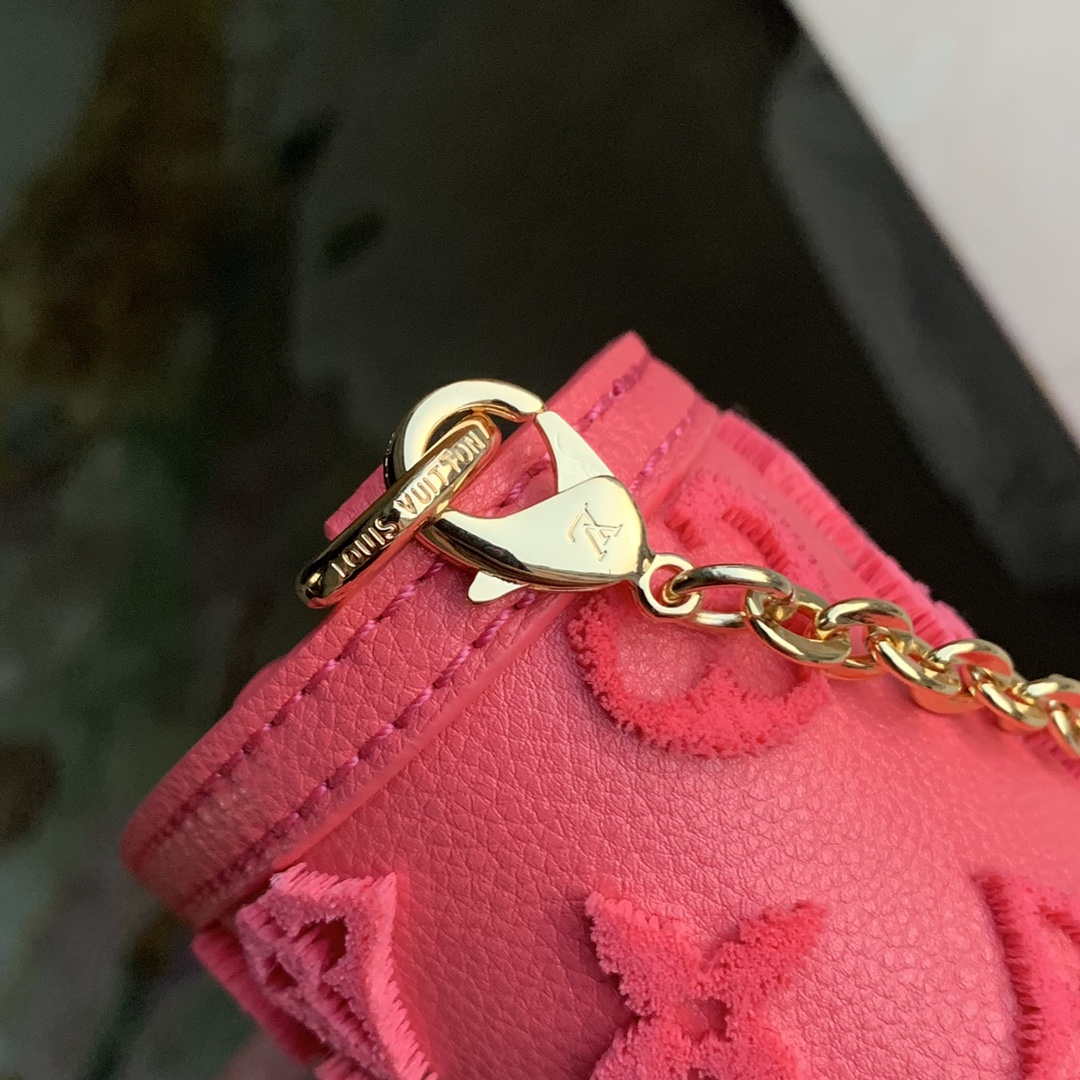 LV M20747 Louis Vuitton Dauphine Mini Bag Monogram Fluo Pink - Default Title - View 7