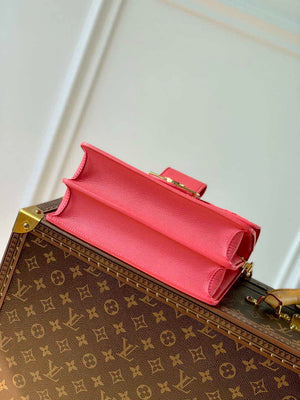 LV M20749 Louis Vuitton Dauphine MM Bag Monogram Fluo Pink - Default Title - View 4
