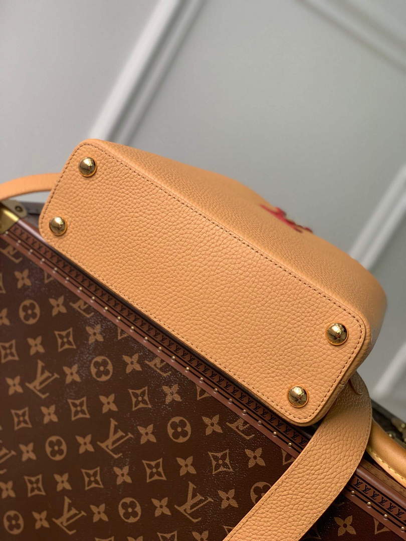 LV M20784 Louis Vuitton Capucines BB Handbag Wood Brown - Default Title - View 3