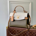 LV M20797 Louis Vuitton Lockme Ever BB Handbag Light Khaki Green - Default Title - View 1