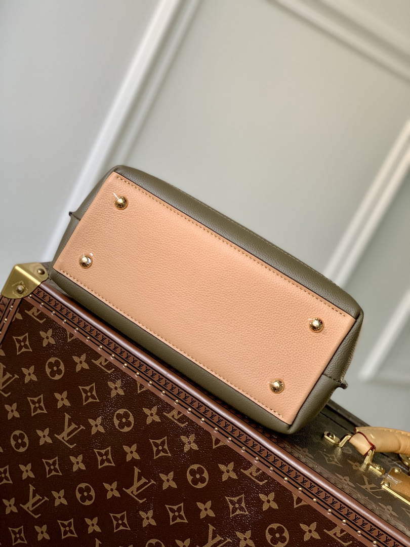 LV M20797 Louis Vuitton Lockme Ever BB Handbag Light Khaki Green - Default Title - View 4