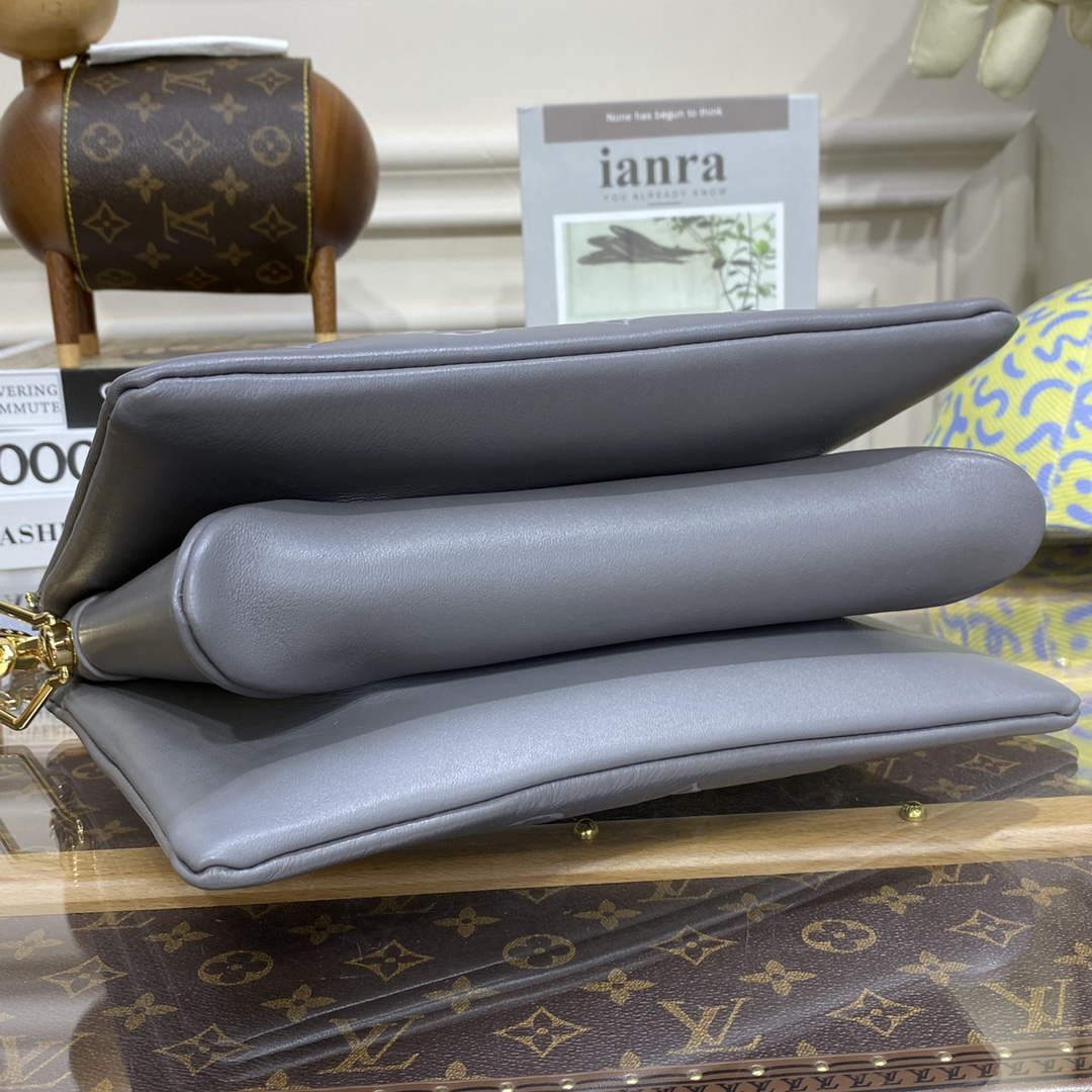 LV M20842 Louis Vuitton Coussin PM Bag Grey - Default Title - View 4
