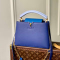 LV M20844 Louis Vuitton Capucines BB Handbag Blue - Default Title - View 1