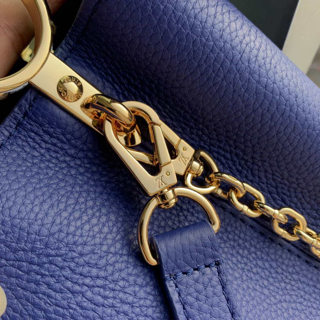 LV M20844 Louis Vuitton Capucines BB Handbag Blue - Default Title - View 6