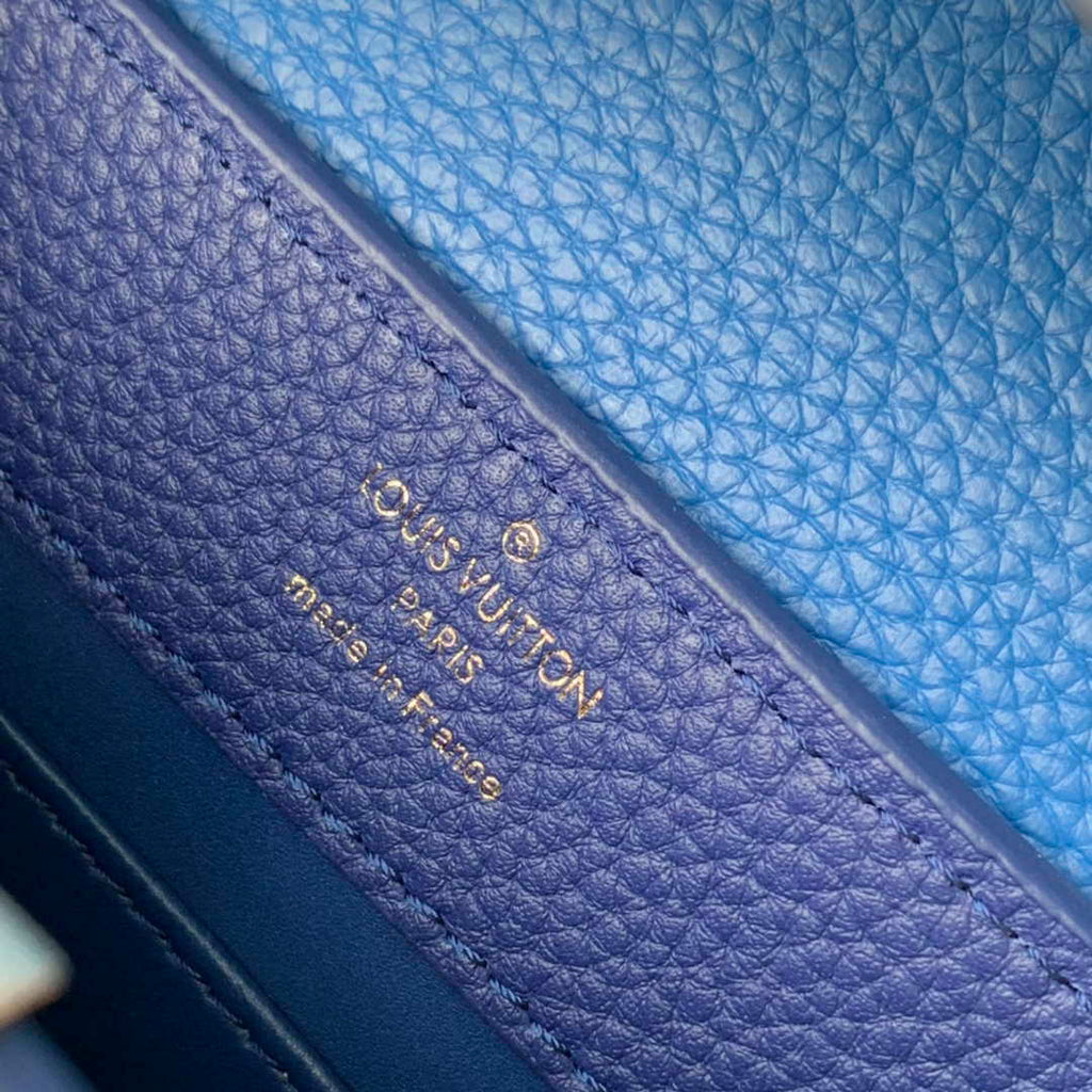 LV M20844 Louis Vuitton Capucines Mini Handbag Blue