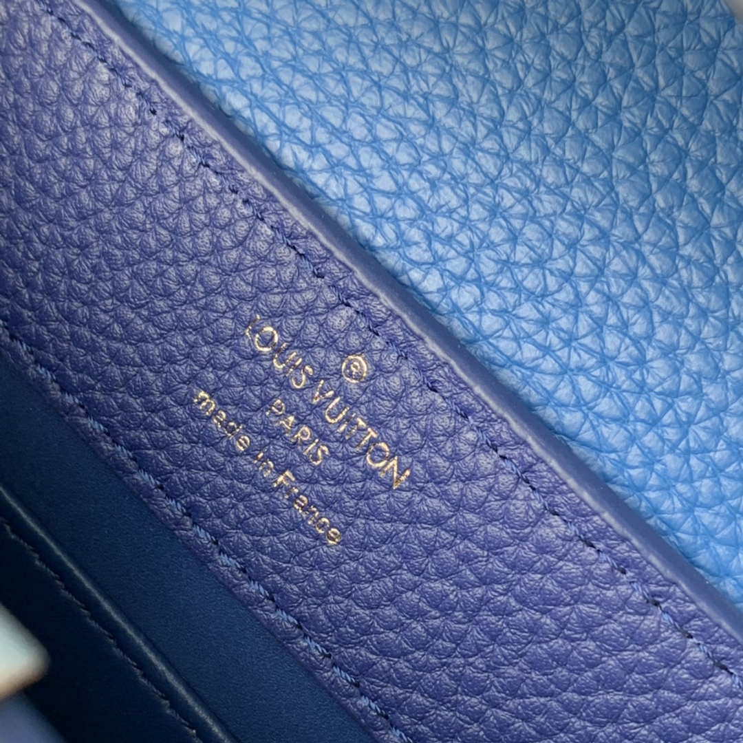 LV M20844 Louis Vuitton Capucines Mini Handbag Blue - Default Title - View 9