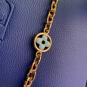 LV M20844 Louis Vuitton Capucines MM Handbag Blue - Default Title - View 7