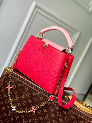 LV M20845 Louis Vuitton Capucines BB Handbag Red - Default Title - View 2