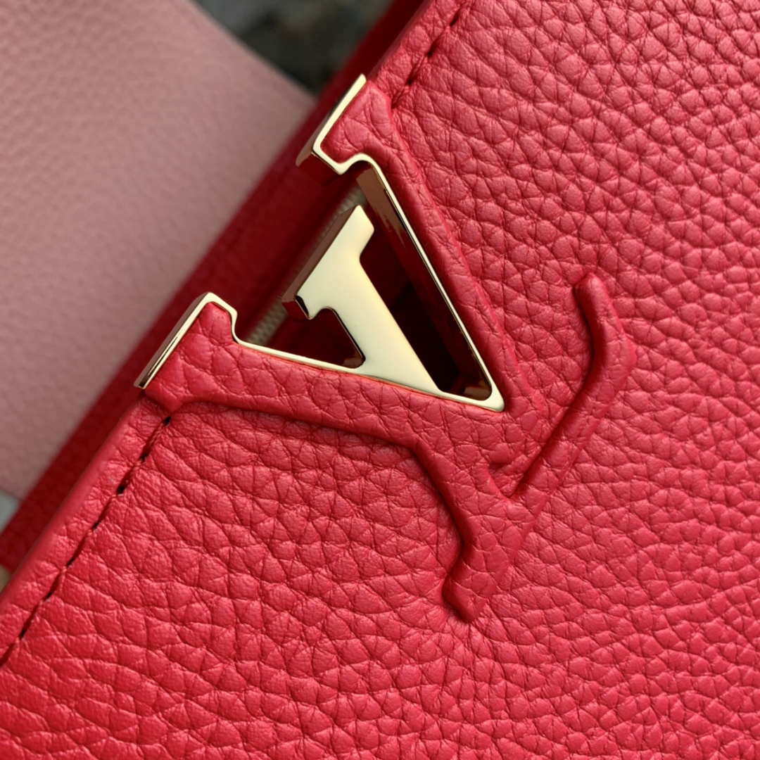 LV M20845 Louis Vuitton Capucines BB Handbag Red - Default Title - View 5