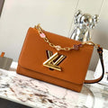 LV M20846 Louis Vuitton Twist MM Bag Epi Brown - Default Title - View 1