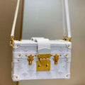 LV M20847 Louis Vuitton Petite Malle Handbag White - Default Title - View 1