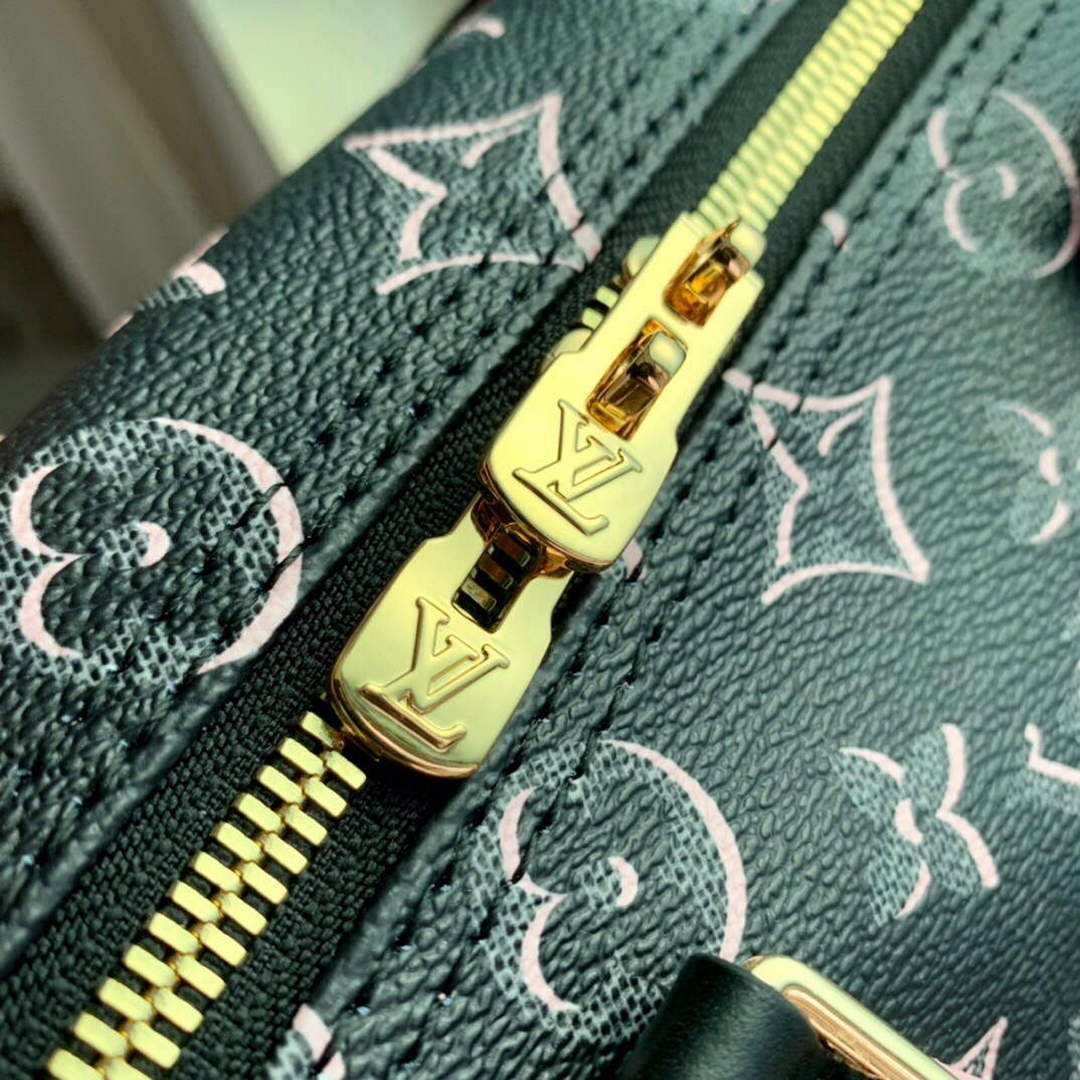 LV M20852 Louis Vuitton Speedy Bandouliere 25 Handbag Black - Default Title - View 5