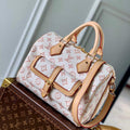 LV M20852 Louis Vuitton Speedy Bandouliere 25 Handbag White - Default Title - View 1