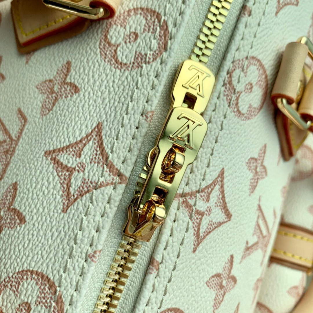 LV M20852 Louis Vuitton Speedy Bandouliere 25 Handbag White - Default Title - View 4