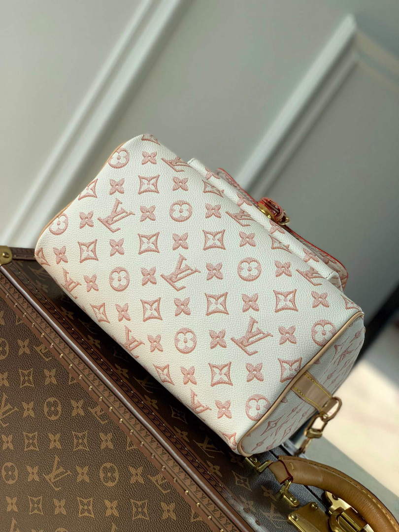 LV M20852 Louis Vuitton Speedy Bandouliere 25 Handbag White - Default Title - View 8