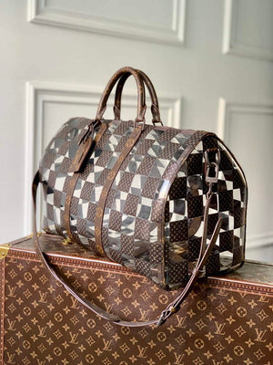 LV M20864 Louis Vuitton Keepall Bandouliere 50 Travel Bag - Default Title - View 2