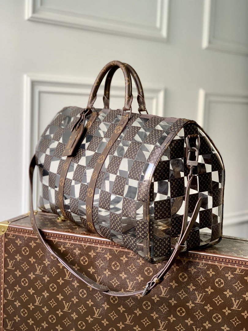 LV M20864 Louis Vuitton Keepall Bandouliere 50 Travel Bag - Default Title - View 2
