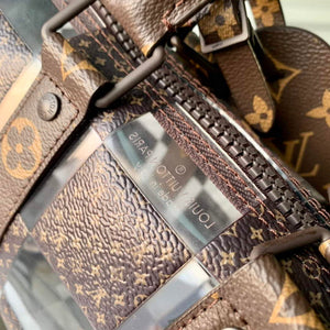 LV M20872 Louis Vuitton Keepall Bandouliere 25 Bag Brown - Default Title - View 5