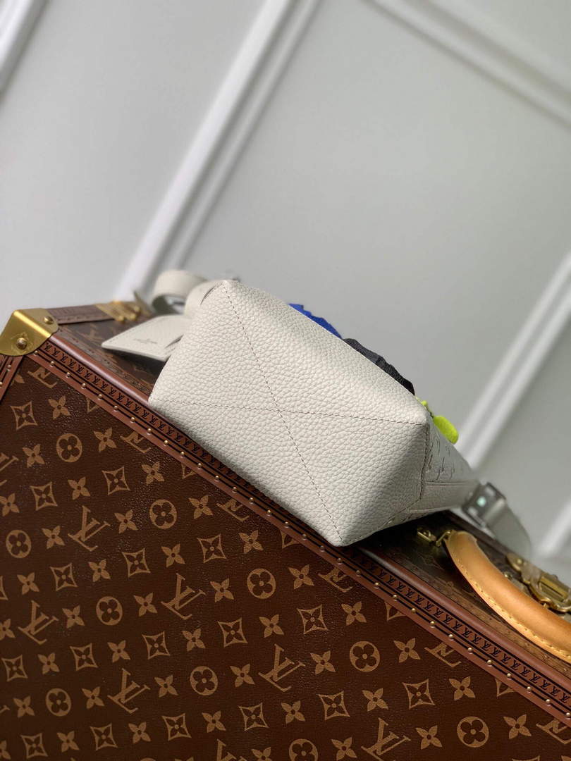 LV M20875 Louis Vuitton Hobo Cruiser PM Bag White - Default Title - View 4